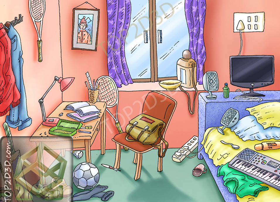 clipart messy room - photo #8